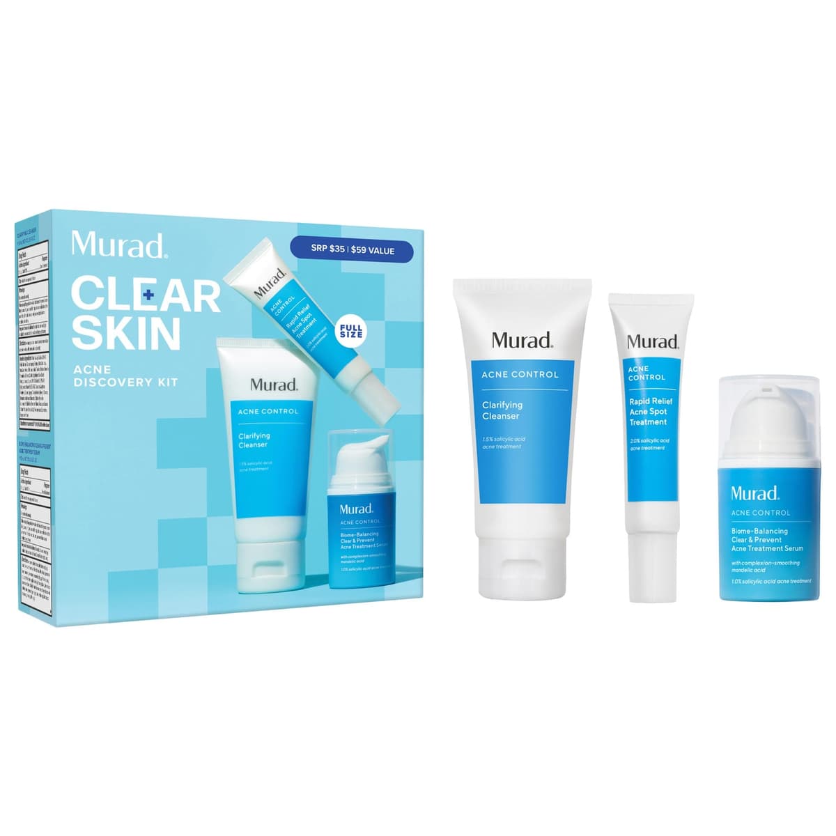 Clear Skin Acne Discovery Kit