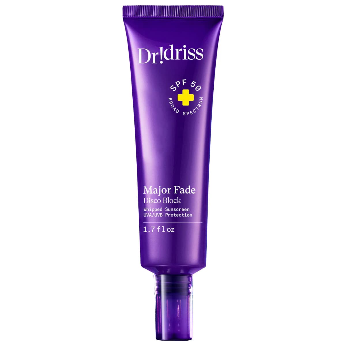 Major Fade Disco Block Discoloration Treatment SPF 50 Broad-Spectrum Sunscreen with Ceramides and Glycerin