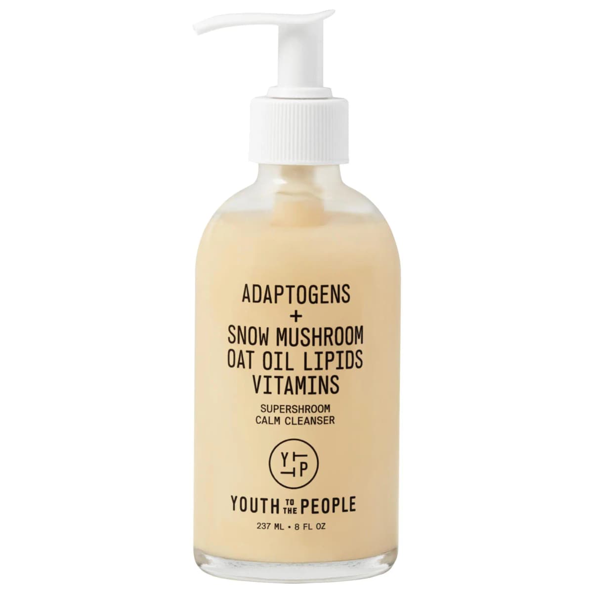 Supershroom Calming Face Cleanser with Peptides for Sensitive & Dry Skin
