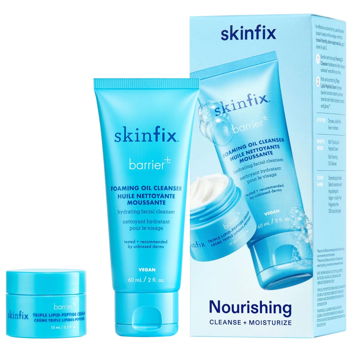 Nourishing Cleanse + Moisturize Skin Set