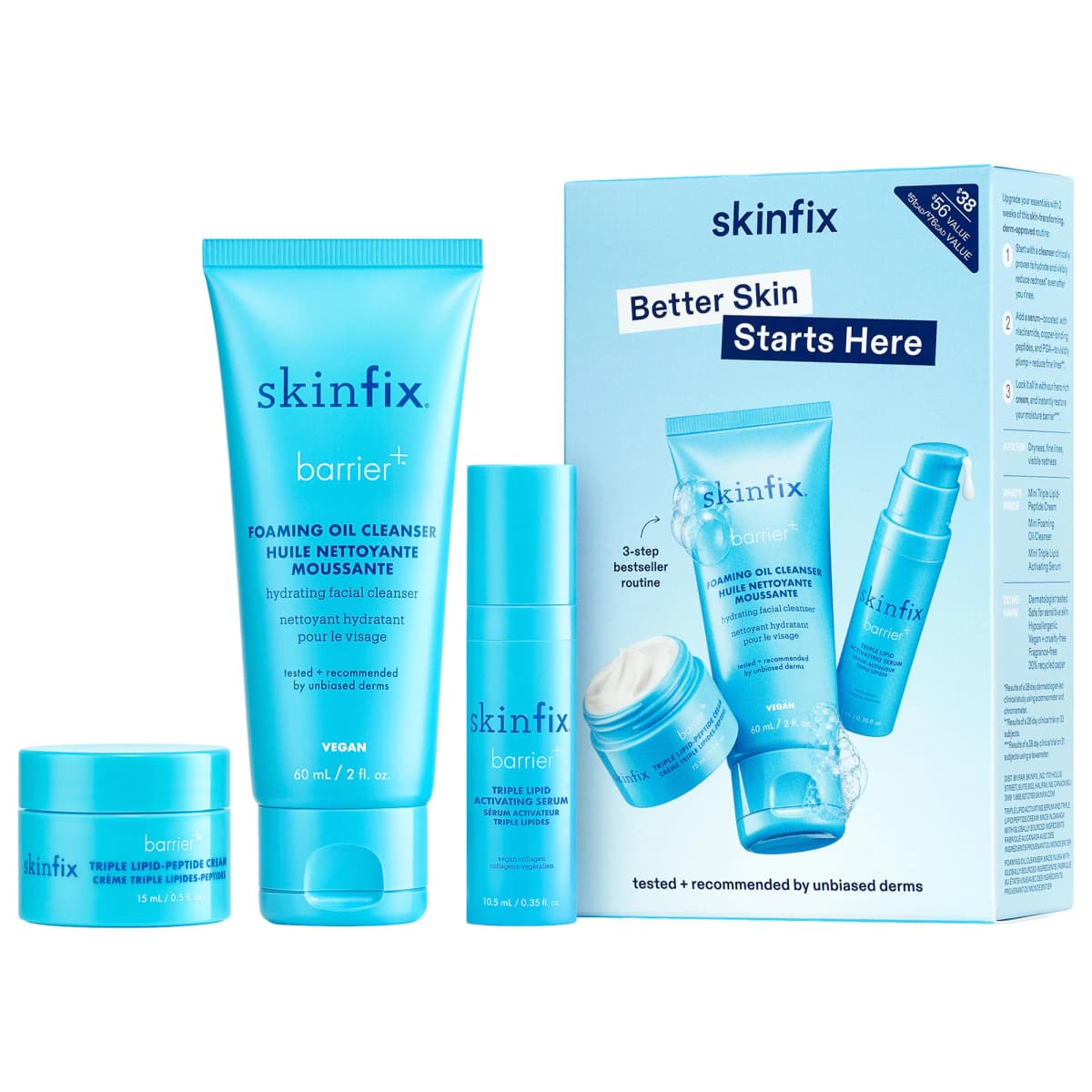 Better Skin Starts Here Kit for Dehydrated Skin