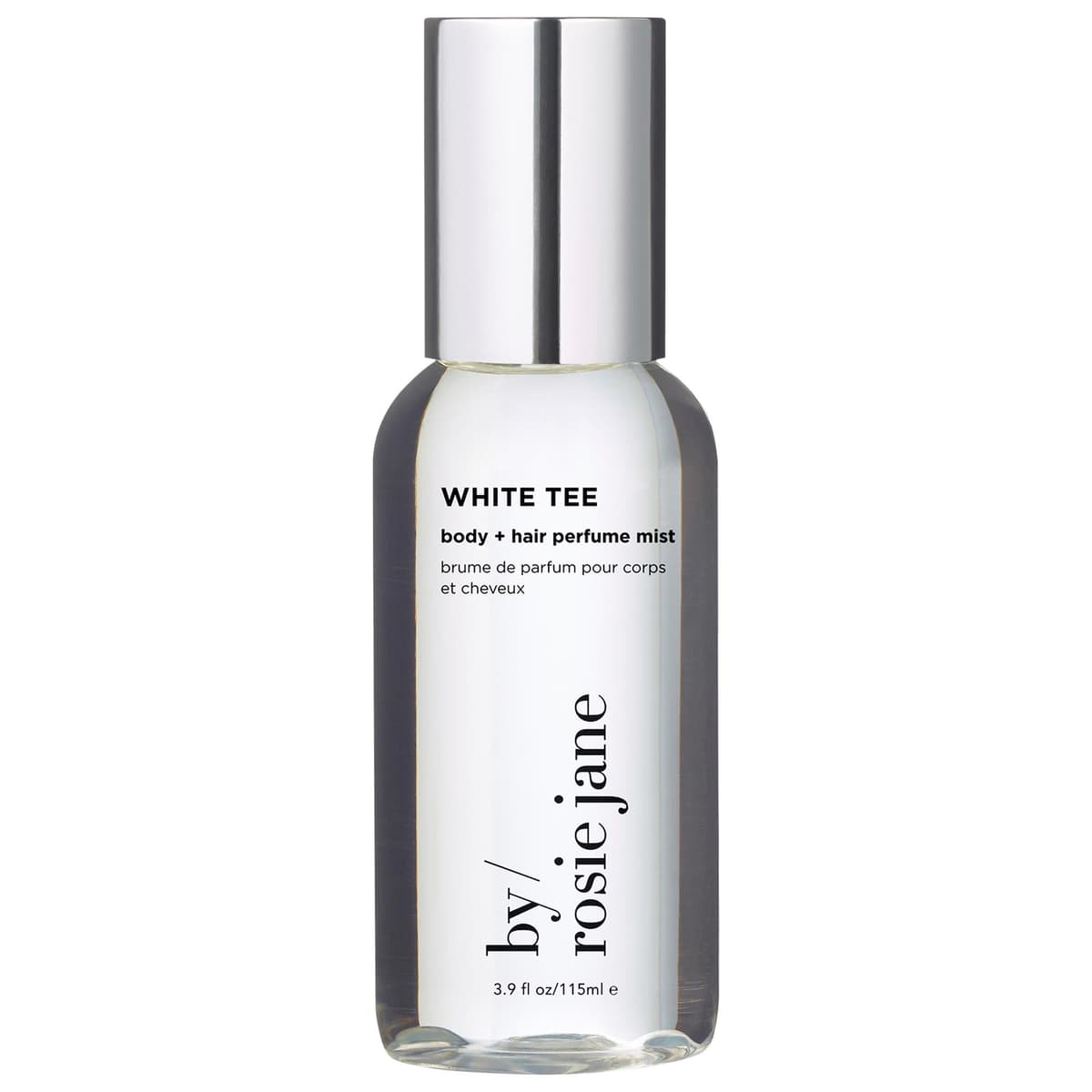 WHITE TEE body + hair perfume mist with rose