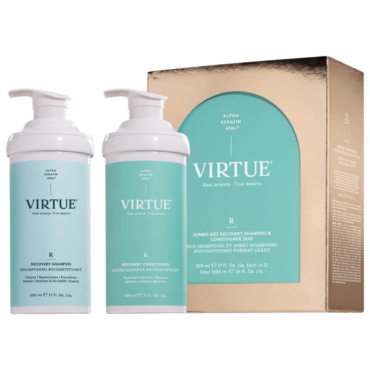 Hydrating Recovery Shampoo + Conditioner Gift Set for Dry & Damaged Hair
