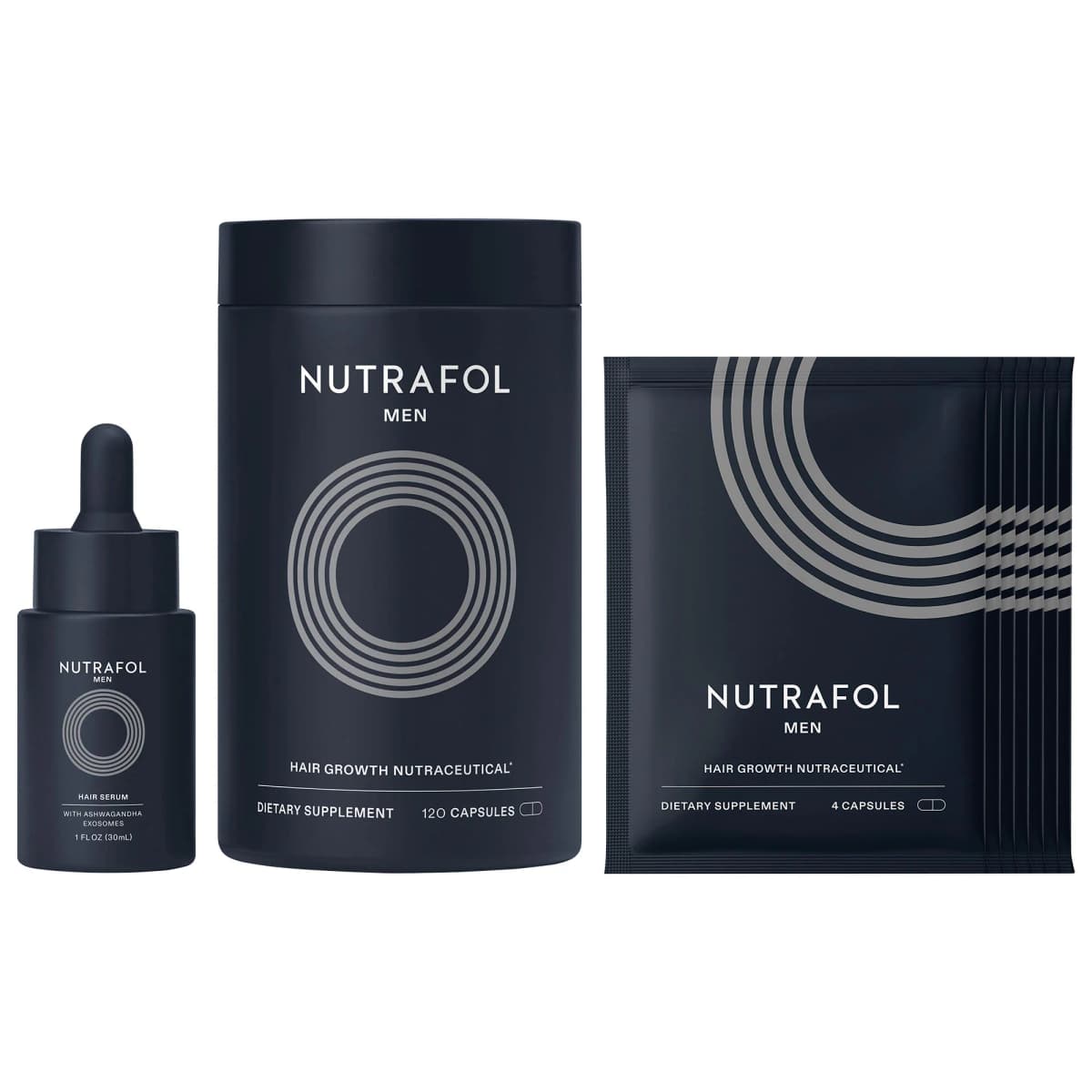 MEN'S Hair Growth Supplements & Serum Gift Set for Thinning Hair