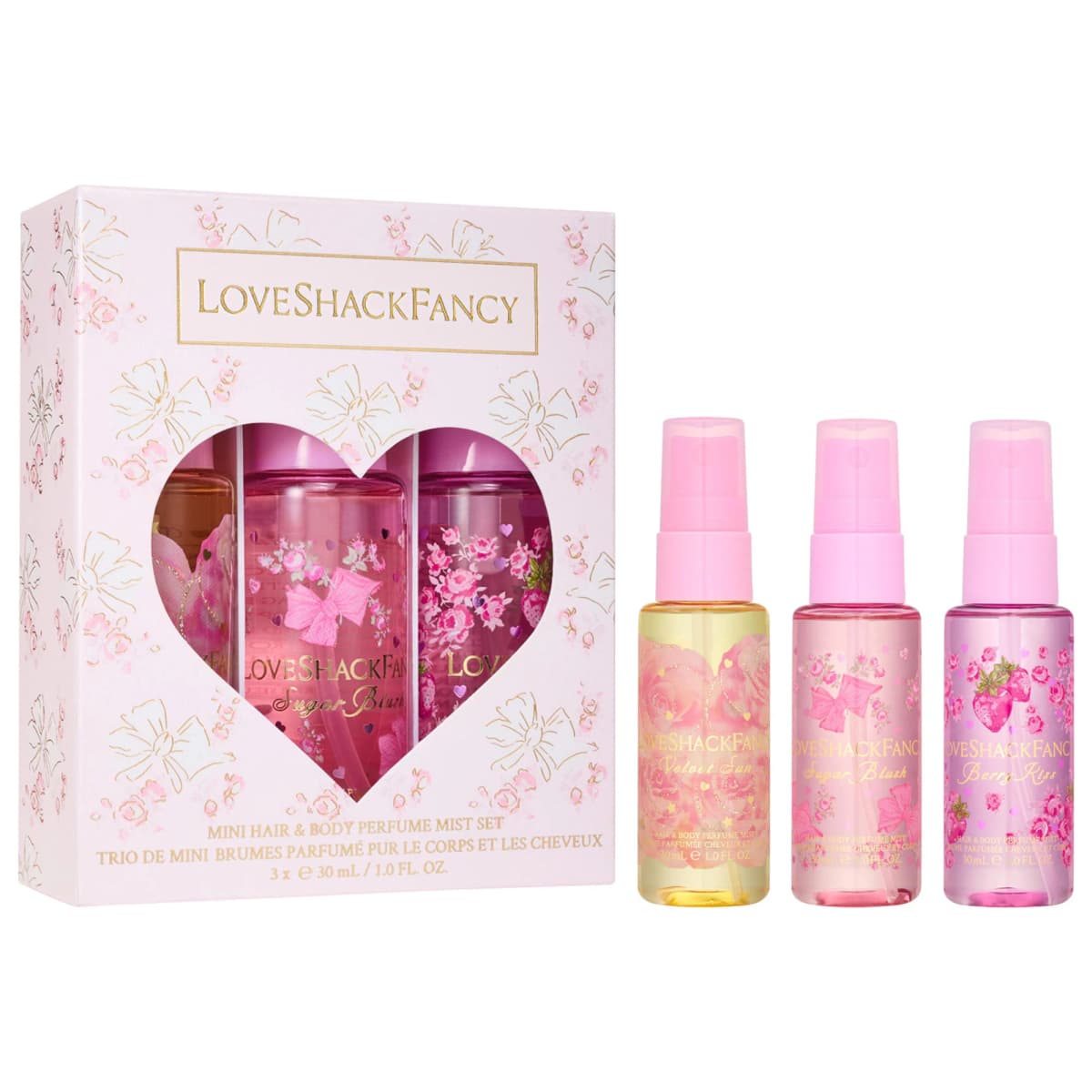 Mini Hair and Body Mist Perfume Discovery Set