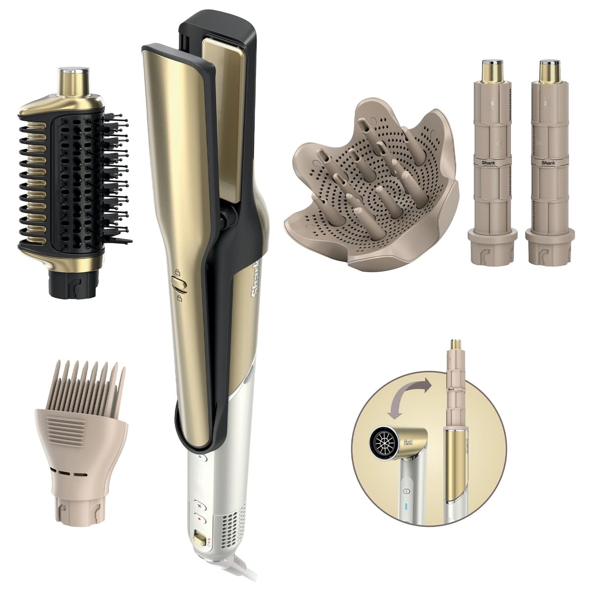 Shark Glam™ Hot Tool Air Styling & Drying System with Diffuser