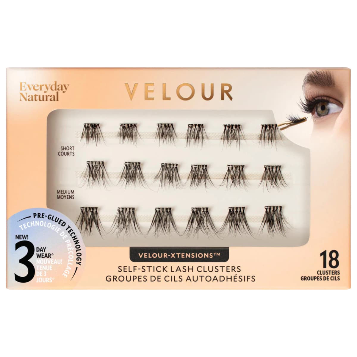 Velour-Xtension Self-Stick Lash Clusters