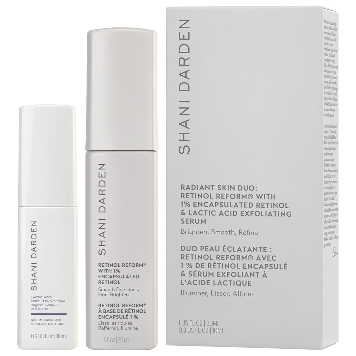 Radiant Skin Duo: Retinol Reform® and Lactic Acid Serum Gift Set