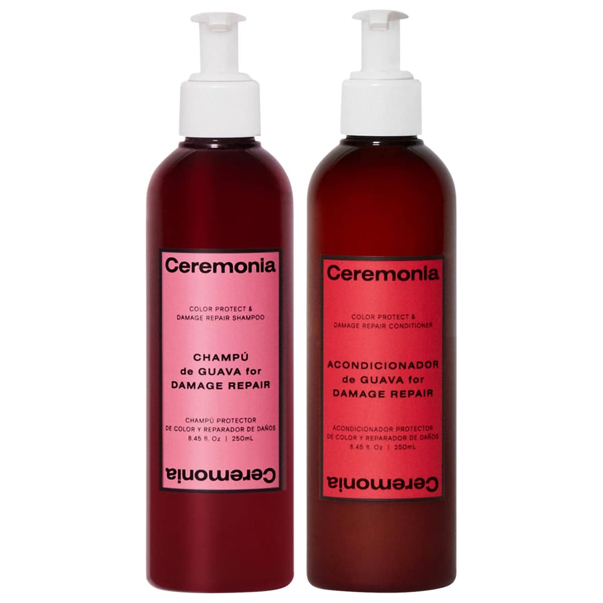 Guava Shampoo and Conditioner Duo for Damaged and Color Treated Hair