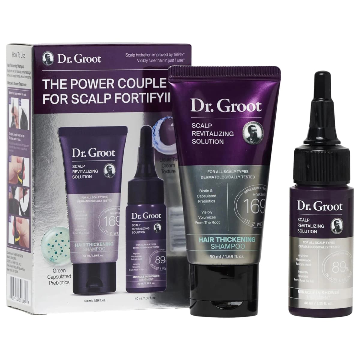 Mini Hair Thickening Shampoo & Miracle In Shower Treatment Gift Set