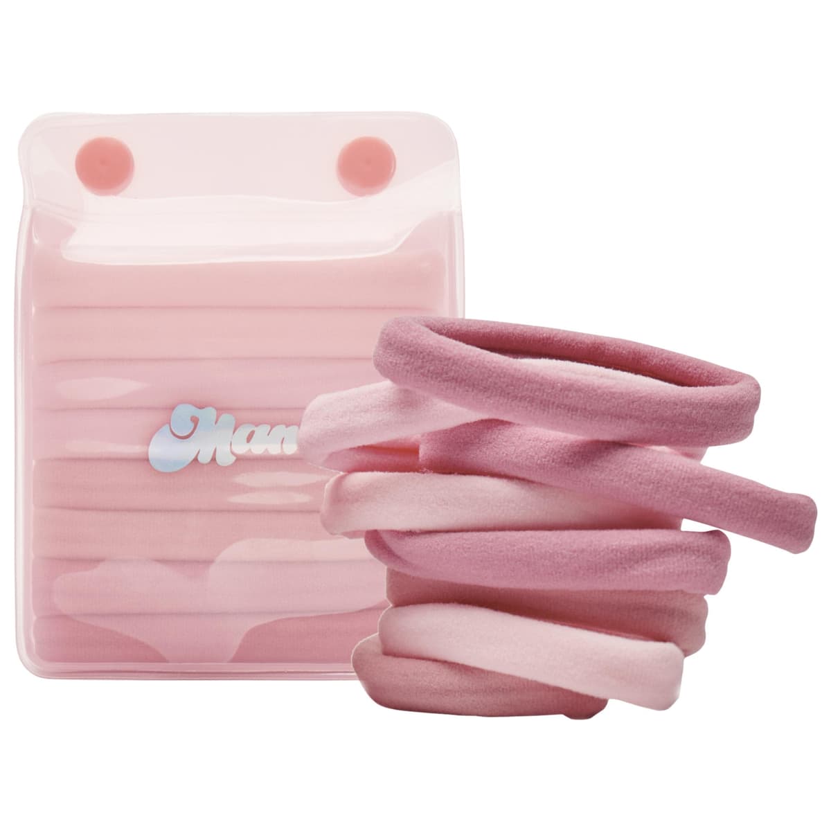 Pink Pastel Fabric Hair Ties