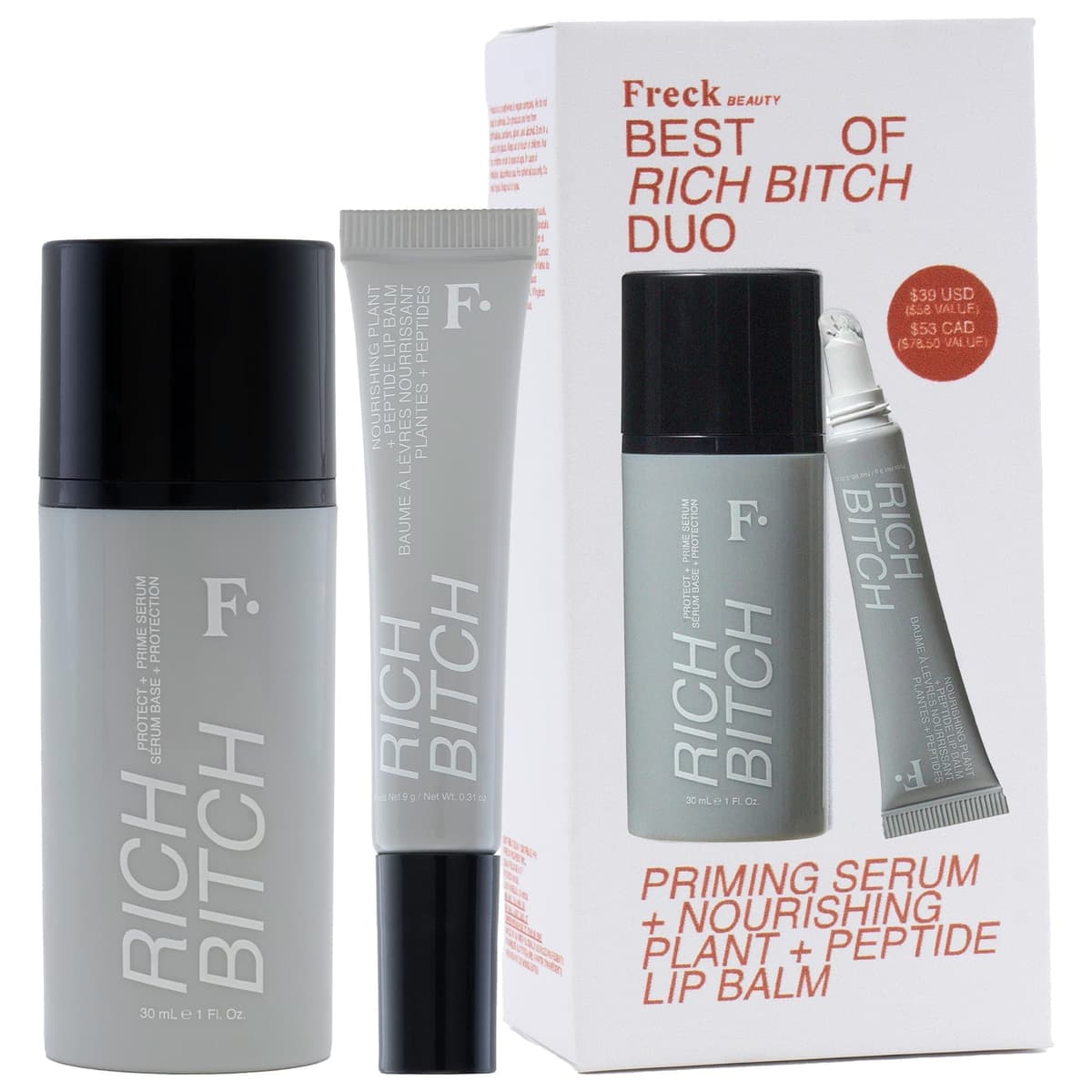 Best of Rich Bitch Primer and Lip Balm Set