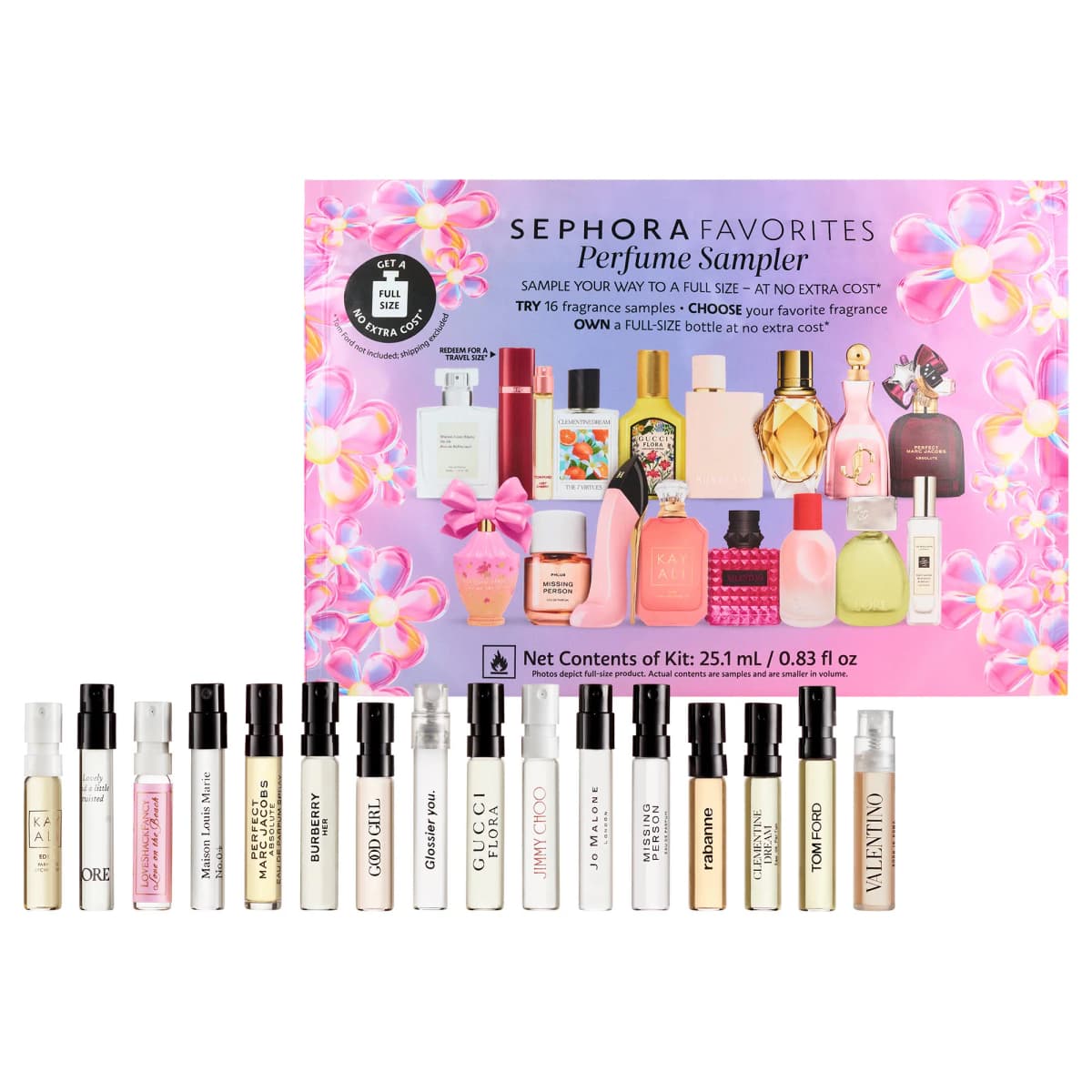 Flirty Trending Scents Perfume Sampler Set w/ Redeemable Voucher