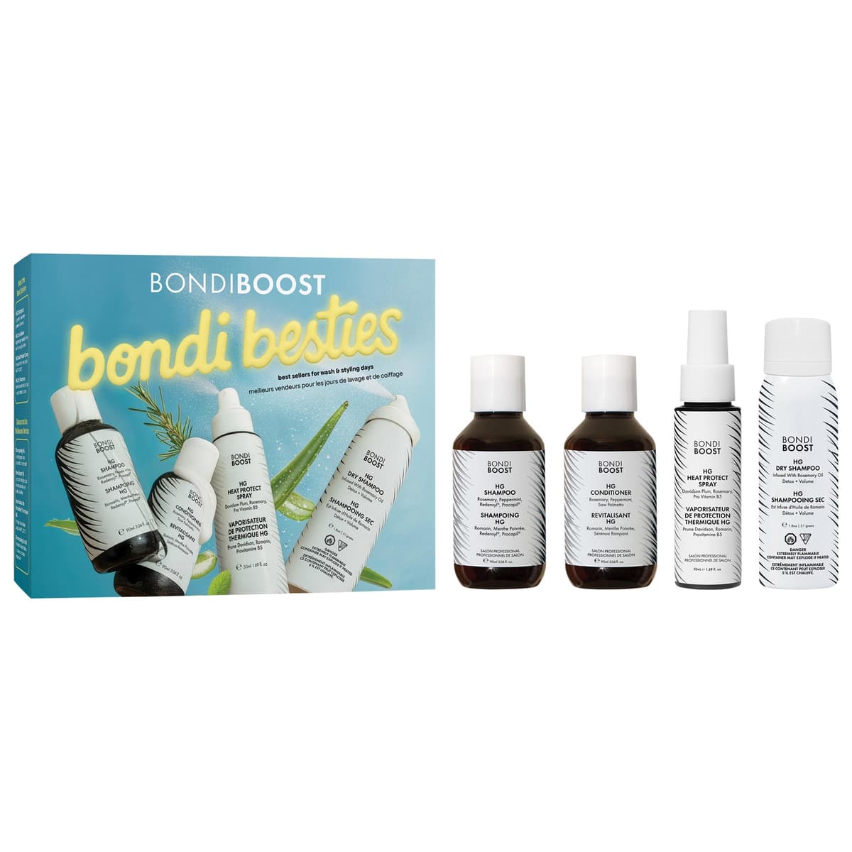 Ensemble-cadeau pour cheveux clairsemés Bondi Besties Minis