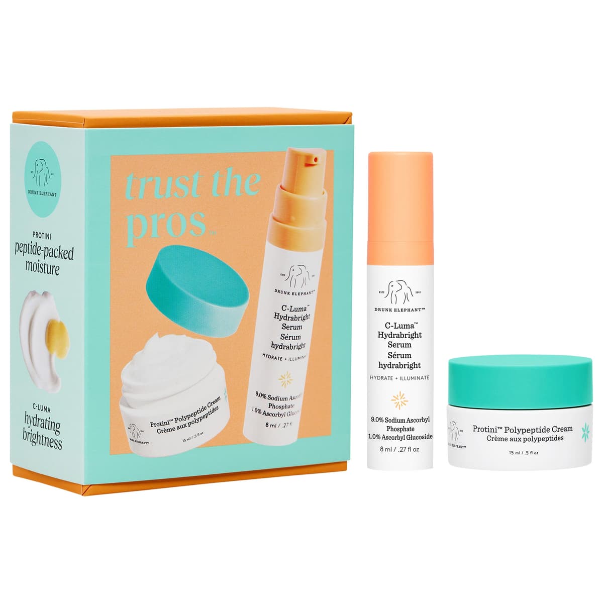 Trust The Pros: Mini Brighten & Firm Gift Set