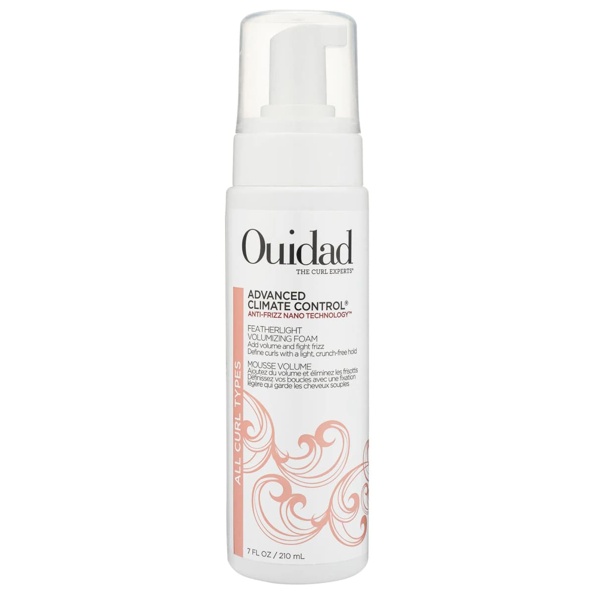 Advanced Climate Control Anti-Frizz Featherlight Volumizing Foam for Curly Hair