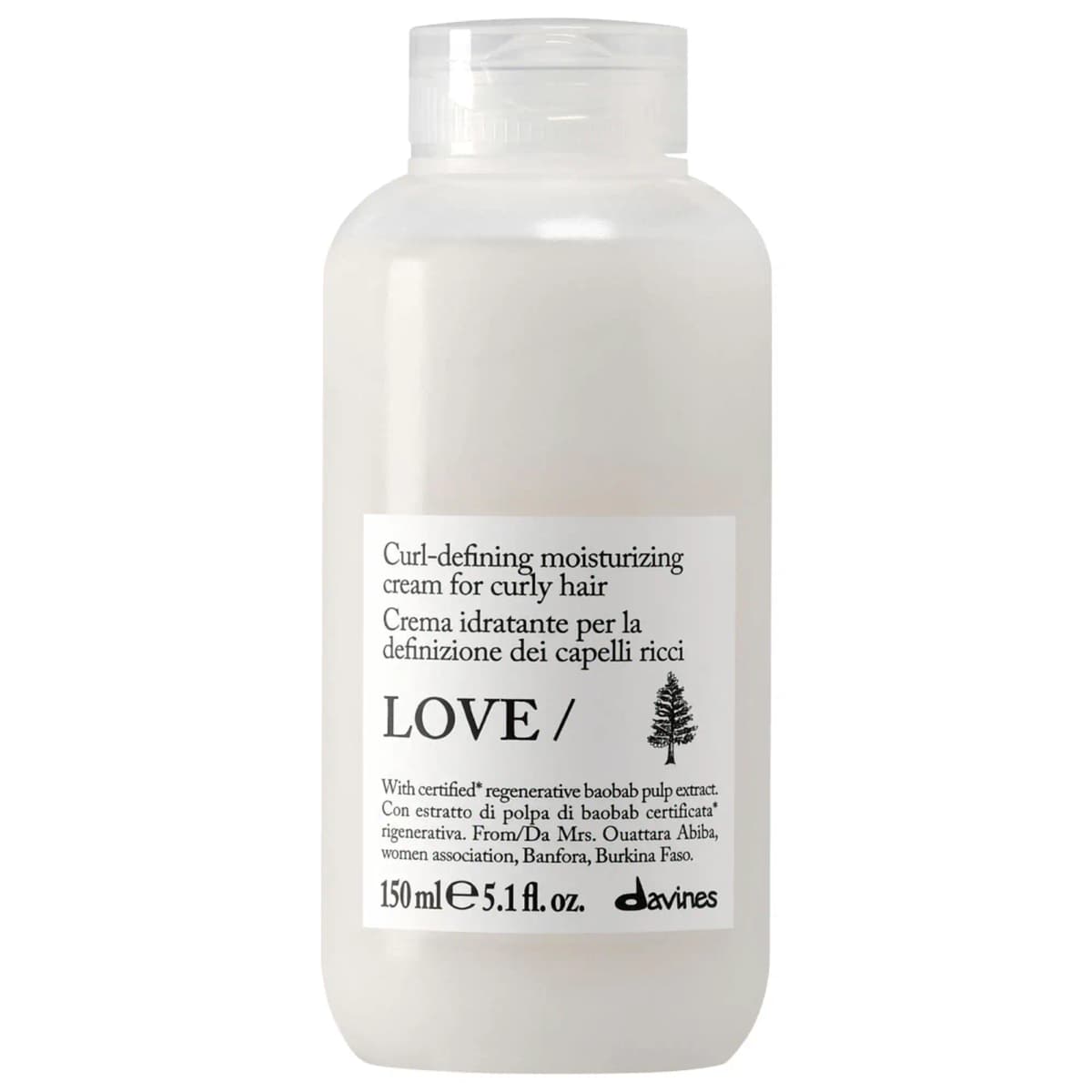 Crème bouclante LOVE pour cheveux frisés
