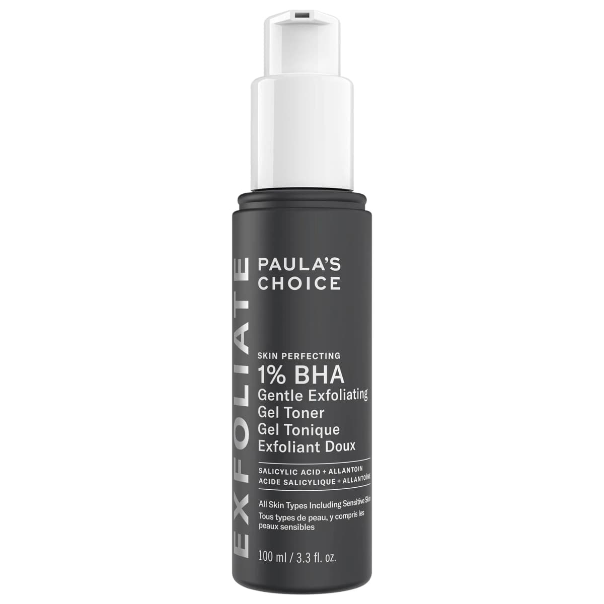 Skin Perfecting 1% BHA Gentle Exfoliating Gel Toner for Sensitive Skin