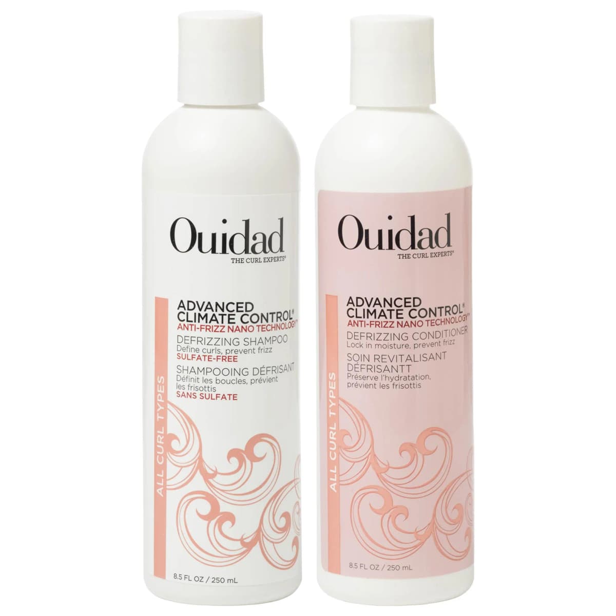 Advanced Climate Control Anti-Frizz Shampoo & Conditioner Gift Set for Curly Hair