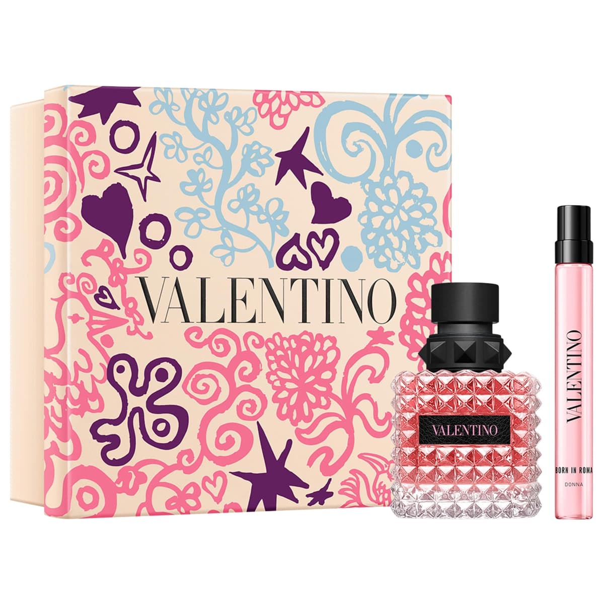 Donna Born in Roma Eau de Parfum Mother’s Day Fragrance Gift Set with Travel Spray