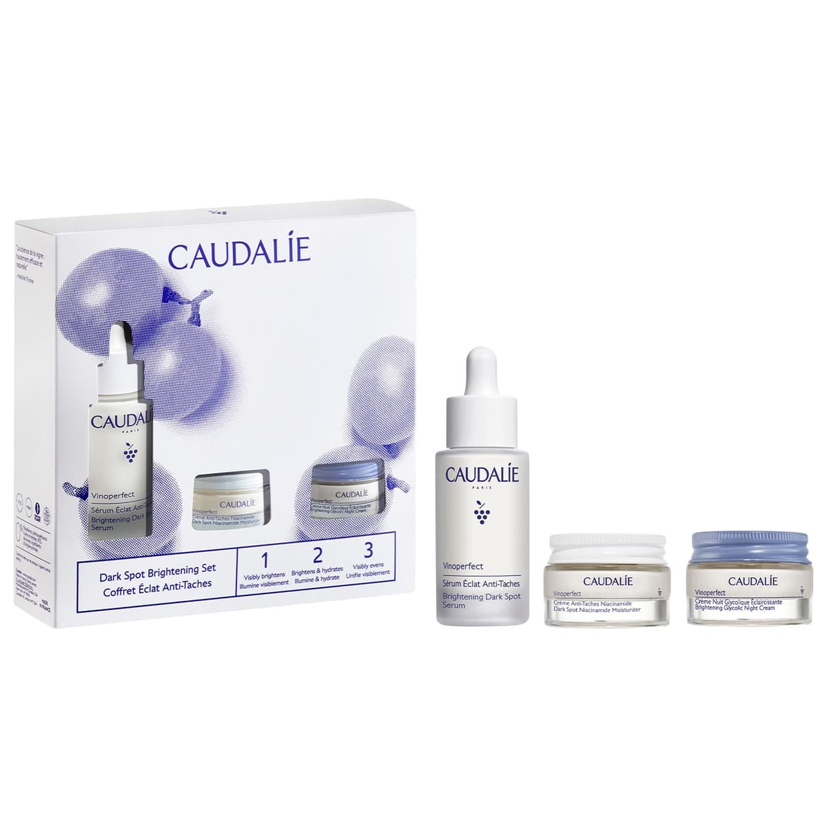 Vinoperfect Brightening Set for Dark Spots and Uneven Skin Tone
