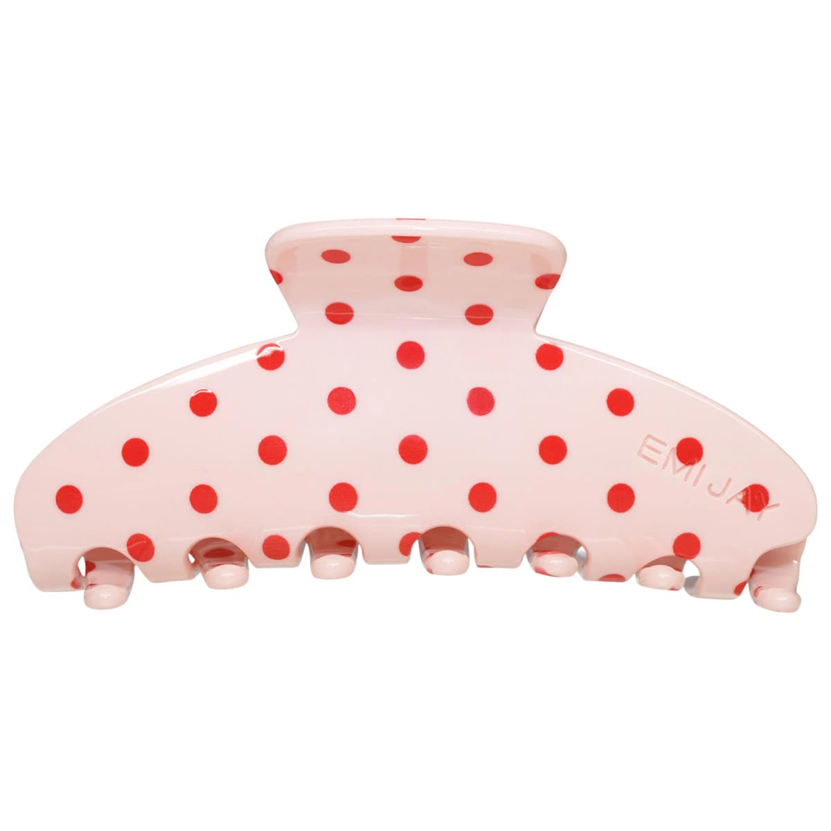 Big Effing Clip® Hair Claw in Blush Polka Dot