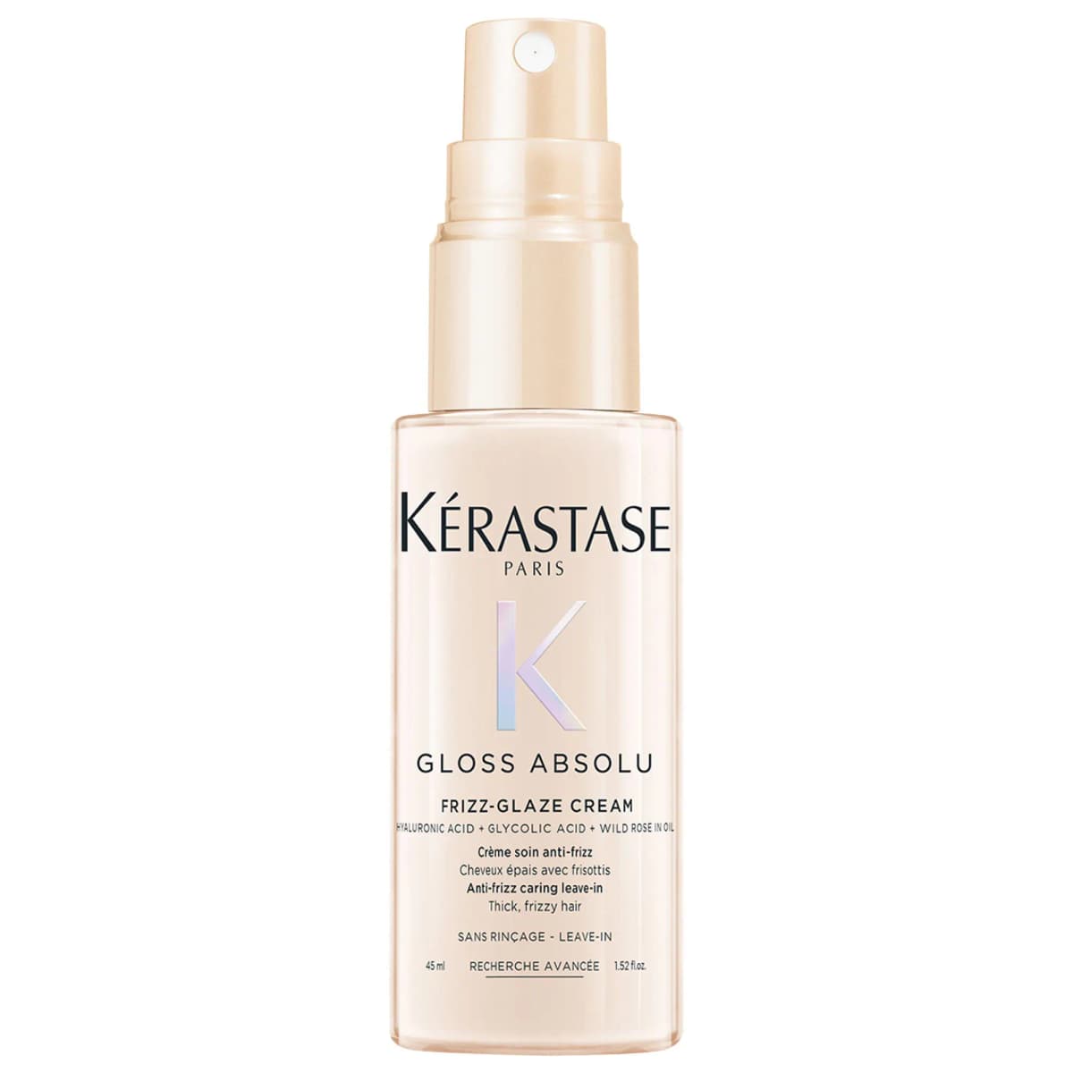 Mini Gloss Absolu High-Shine Anti-Frizz Glaze Styling Cream for Medium to Thick Hair
