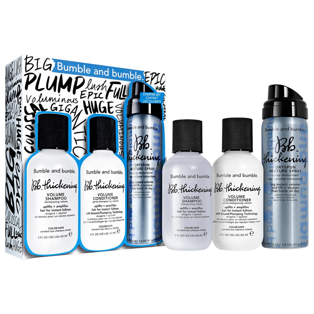 Mini Thickening + Volumizing Hair Gift Set