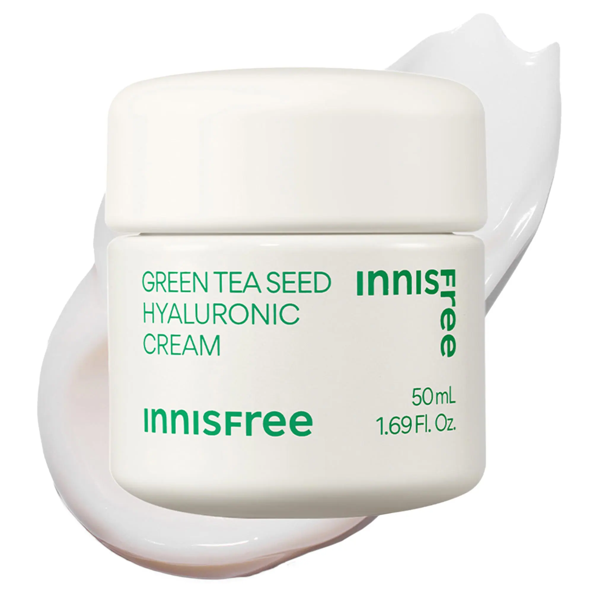 Green Tea Hyaluronic Acid Hydrating Cream for Skin Barrier Repair