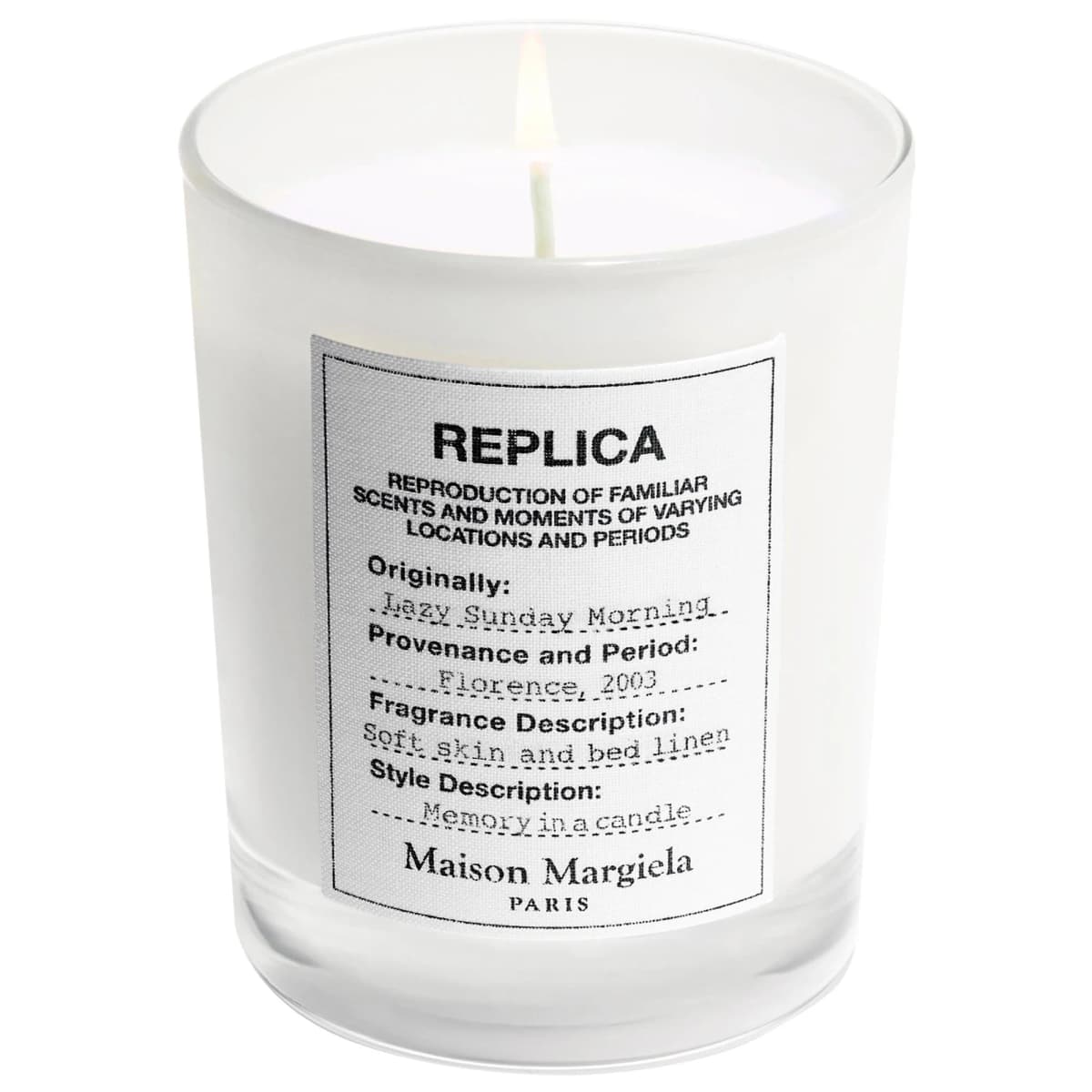 'REPLICA' Lazy Sunday Morning Scented Candle