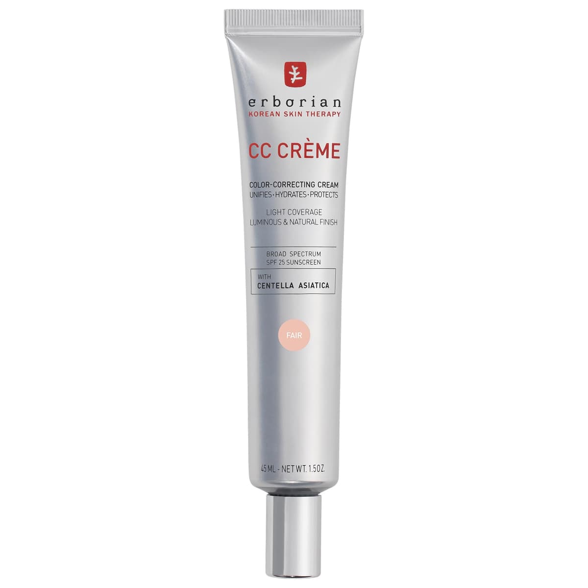 CC Cream Color-Corrector for Natural Luminous Finish with Korean Centella Asiatica Extract