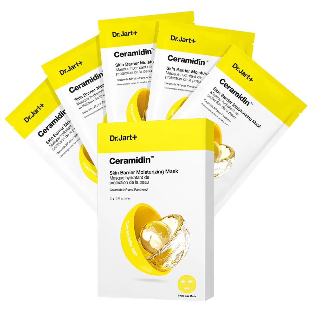 Ceramidin™ Skin Barrier Moisturizing Face Mask 5-Pack Value Set