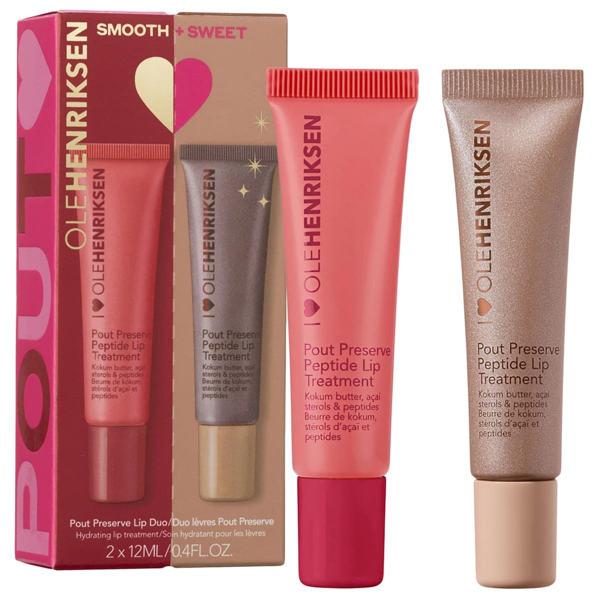 Smooth + Sweet Pout Preserve Peptide Lip Duo