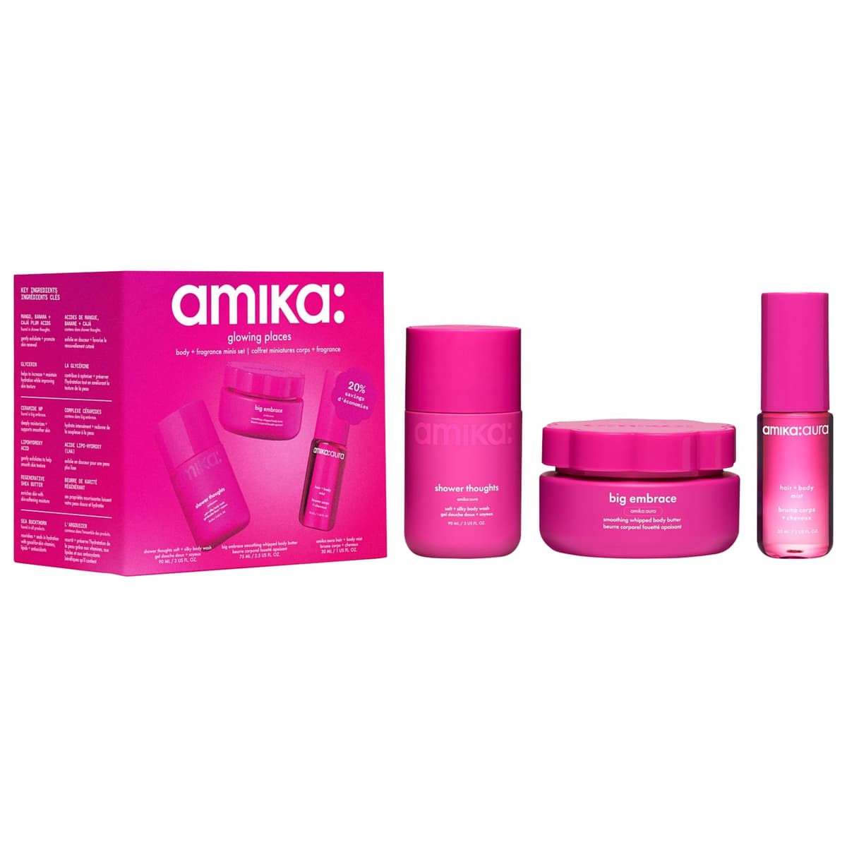 Glowing Places Body Care & Fragrance Gift Set