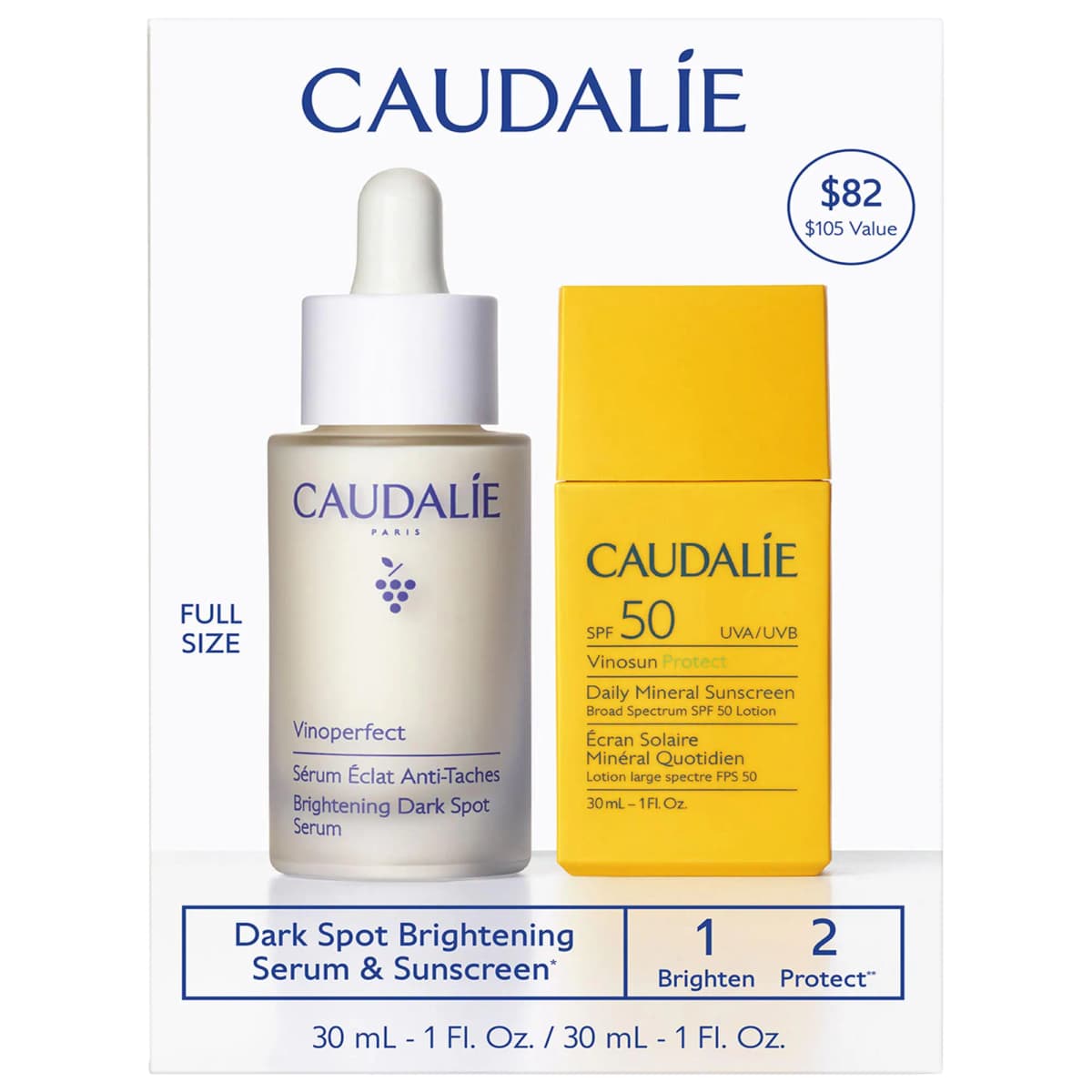 Dark Spot Brightening Serum & Sunscreen SPF 50 Set
