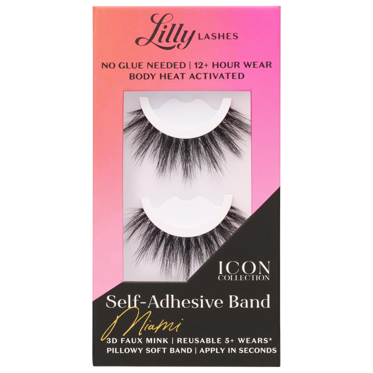Self-Adhesive Band 3D Faux Mink Lashes