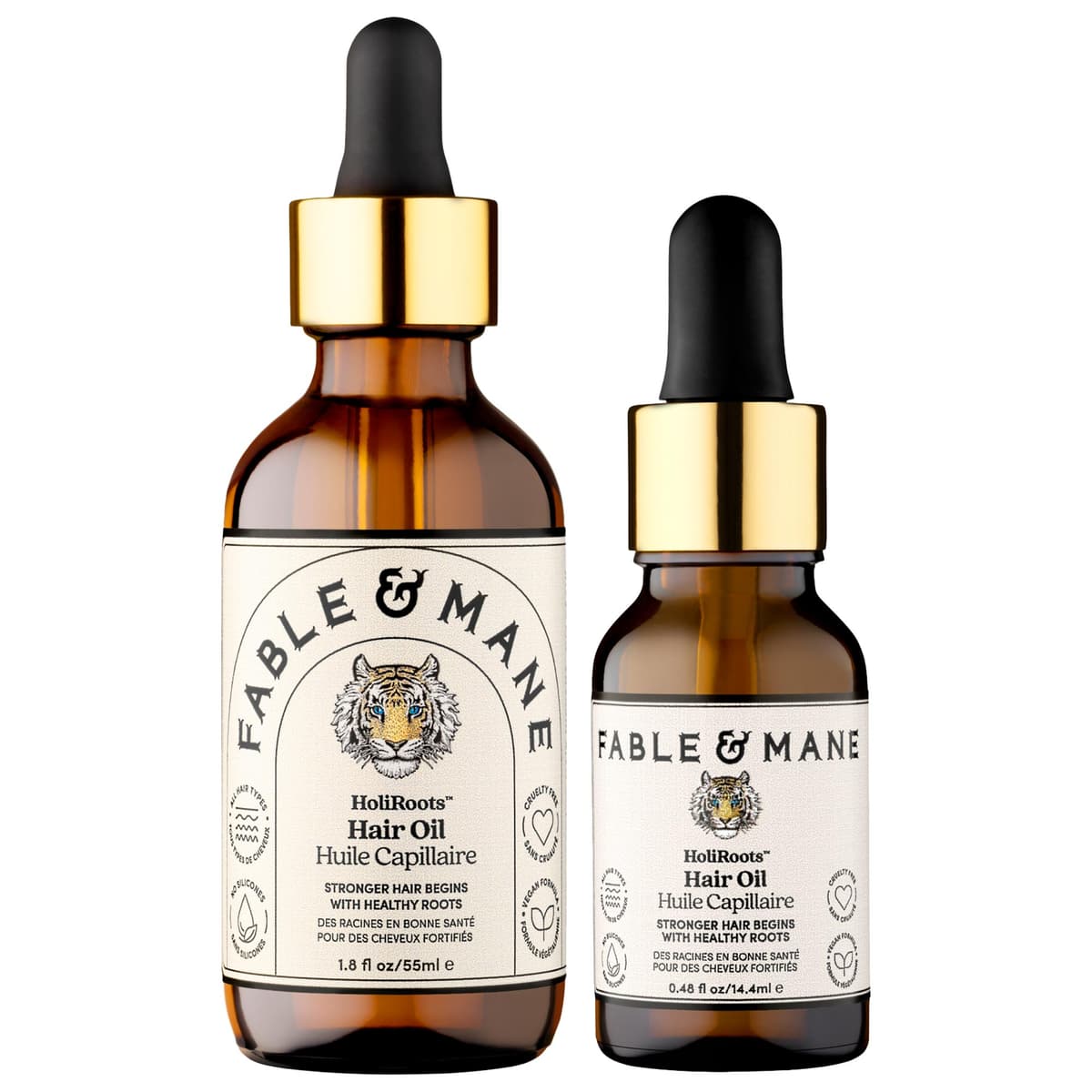 Holiroots Hair Oil Full-Size & Mini Duo Gift Set
