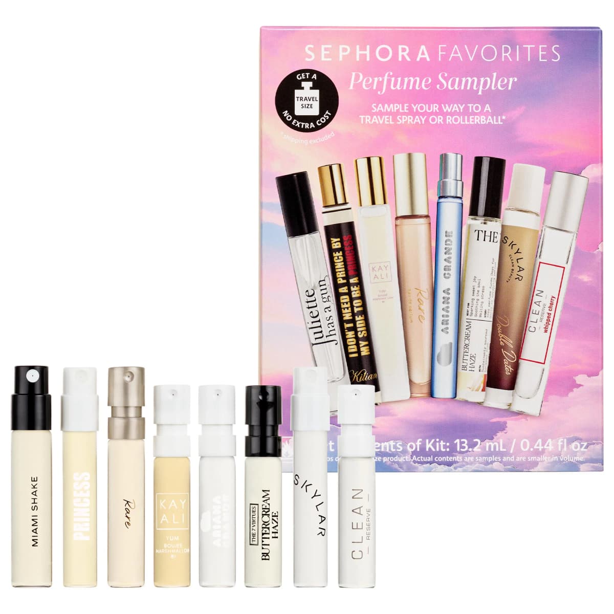On‑The‑Go Fragrance Travel Spray Perfume Sampler Set w/ Redeemable Voucher