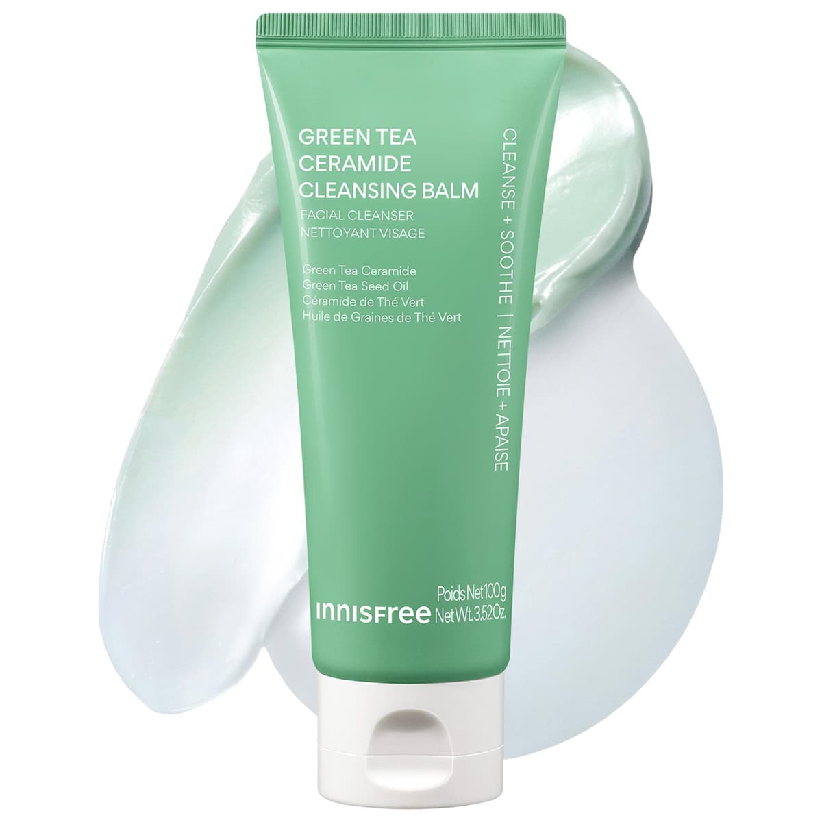 Green Tea Ceramide Korean Makeup Removing Double Cleansing Balm