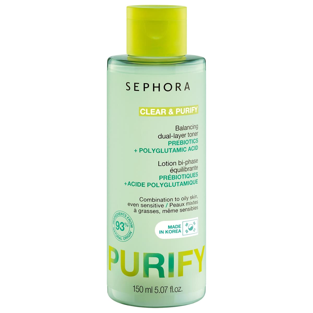 CLEAR & PURIFY - Balancing Dual-Layer Toner with Prebiotics + Polyglutamic Acid
