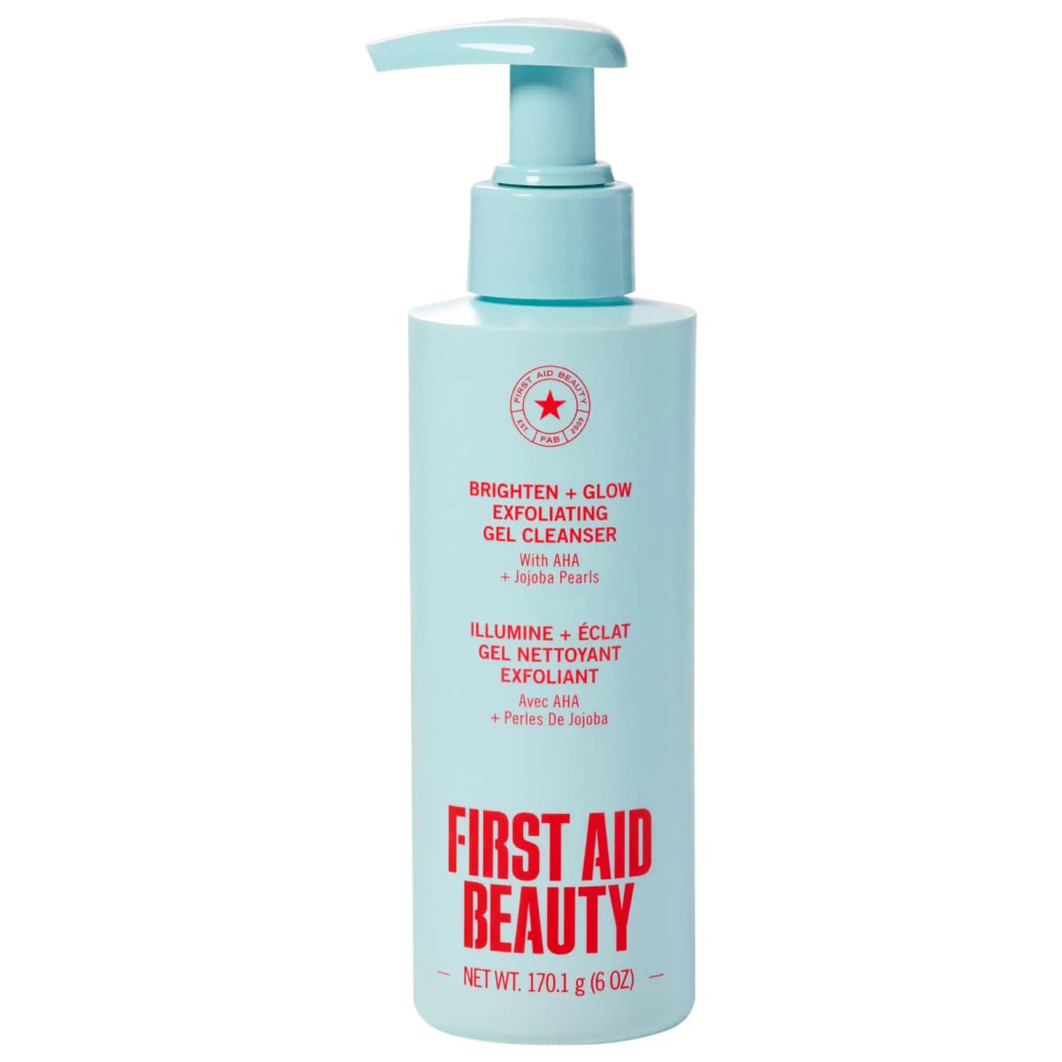 Brighten + Glow Gentle Exfoliating Gel Cleanser with Jojoba Pearls