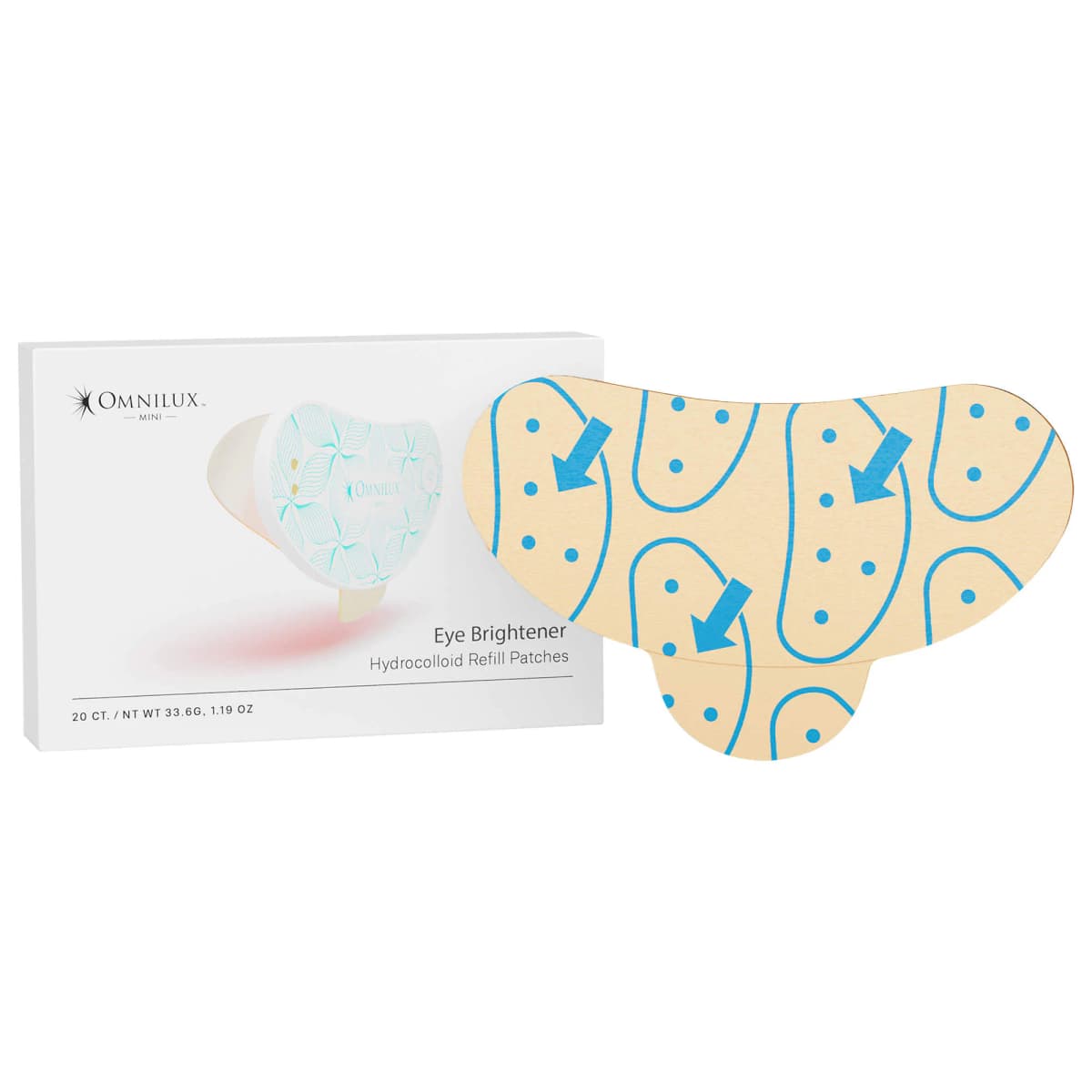 Mini Eye Brightener Hydrocolloid Refill Patches