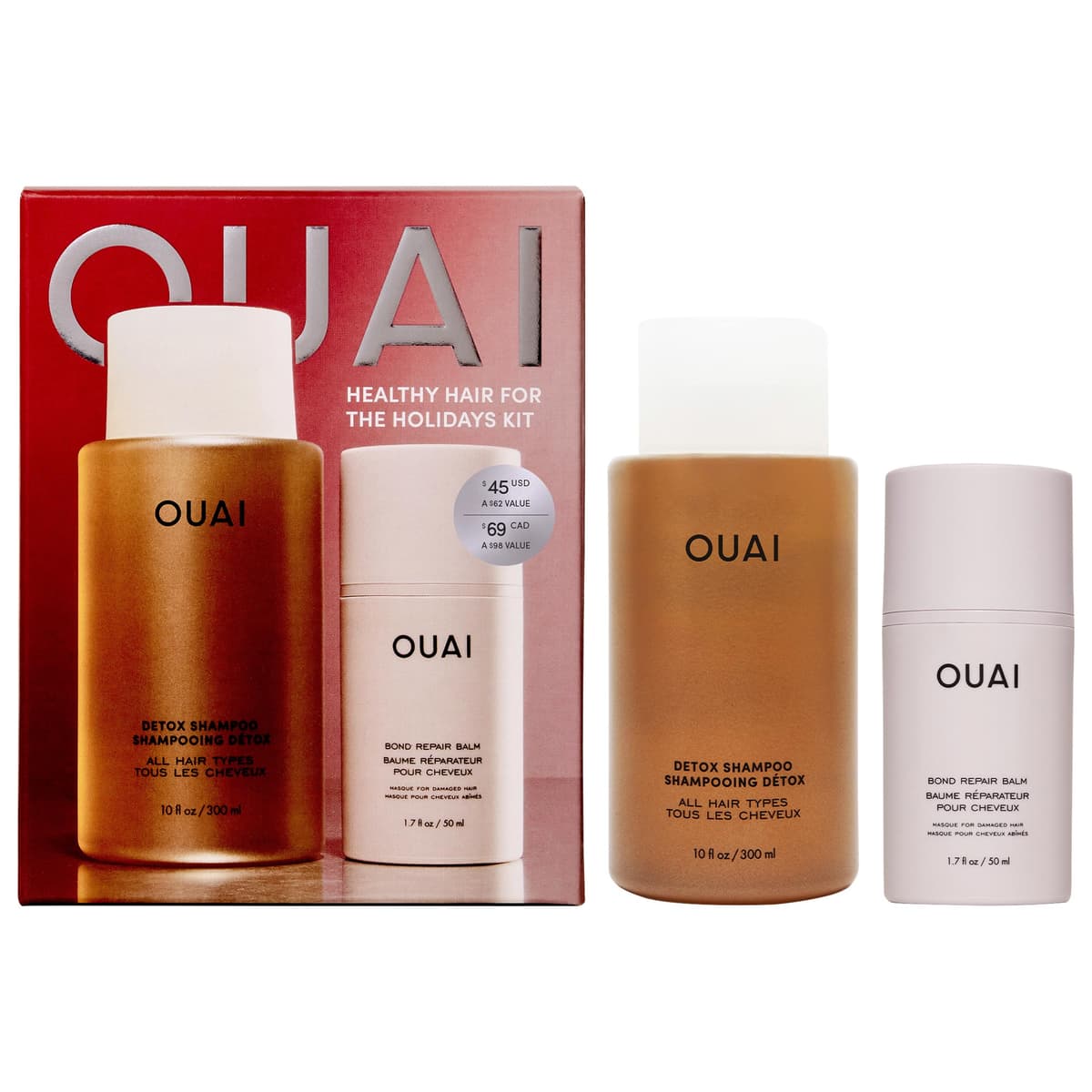 Detox Clarifying Shampoo + Bond Repair Balm Hair Mask Gift Set