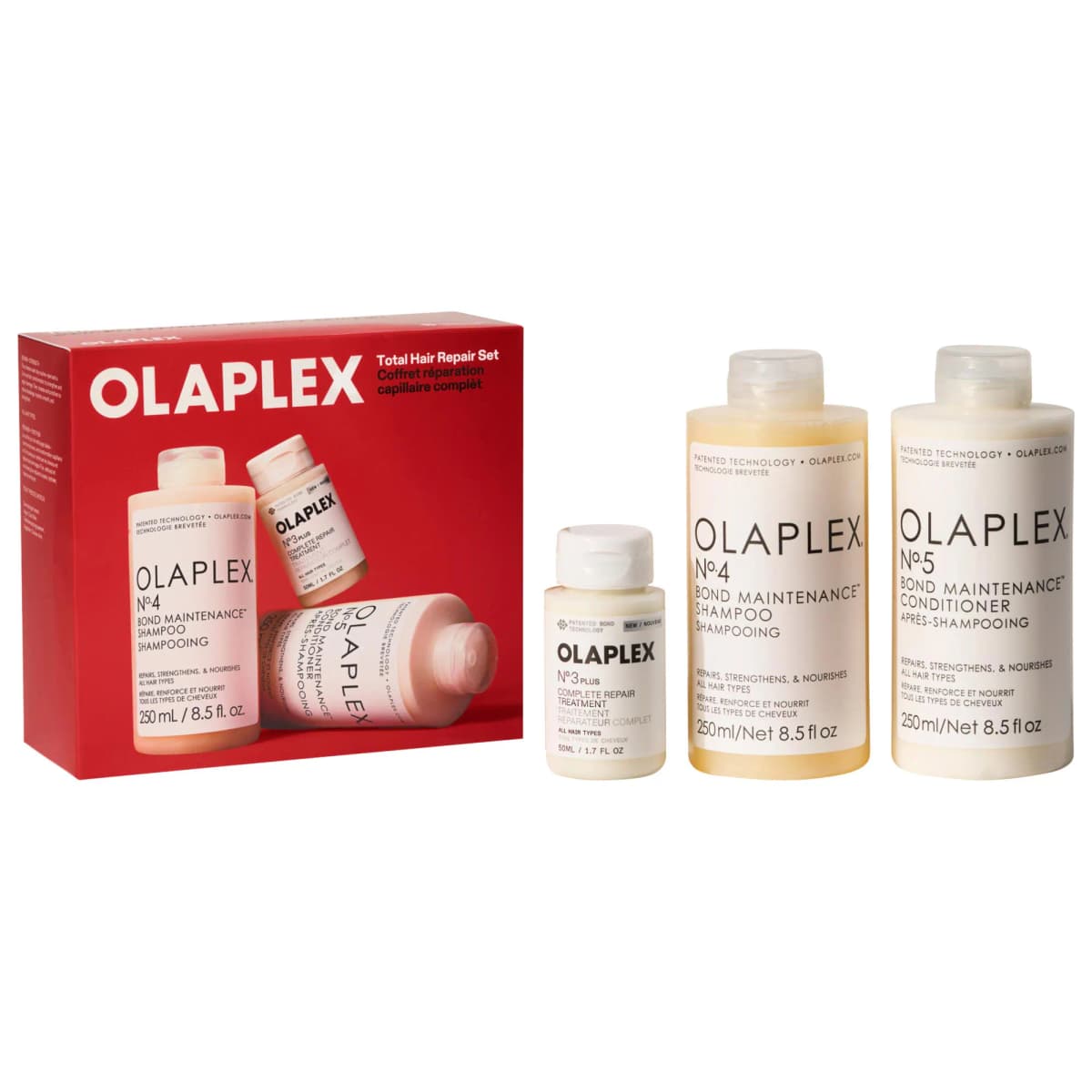 Total Hair Repair Pre-Shampoo Treatment, Shampoo & Conditioner Gift Set