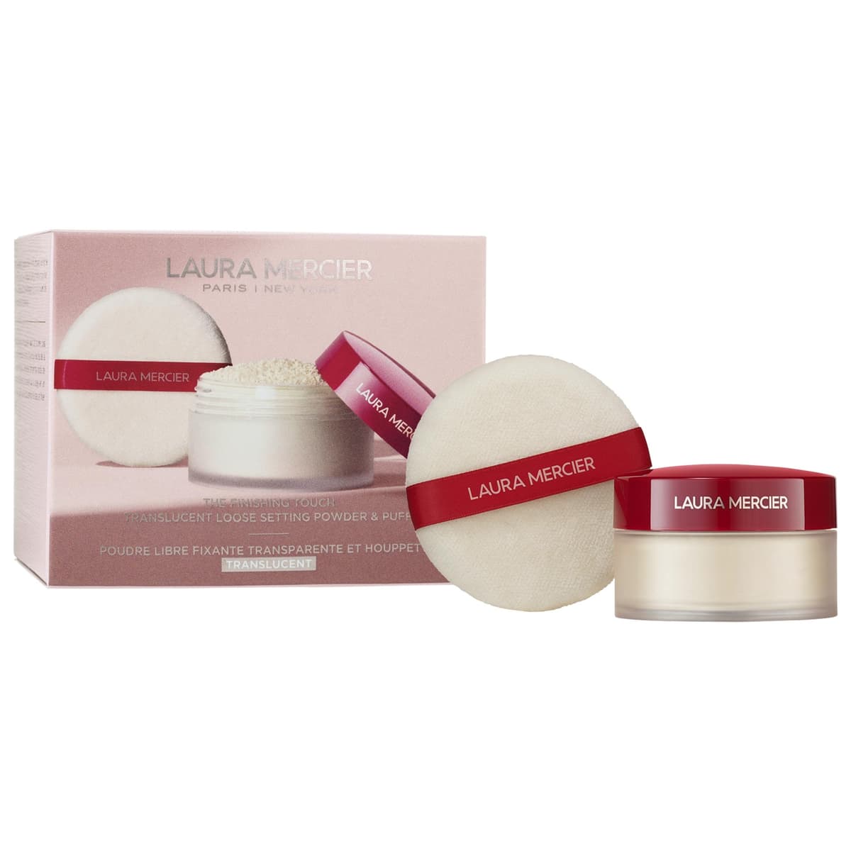 The Finishing Touch Translucent Loose Setting Powder & Velour Puff Gift Set