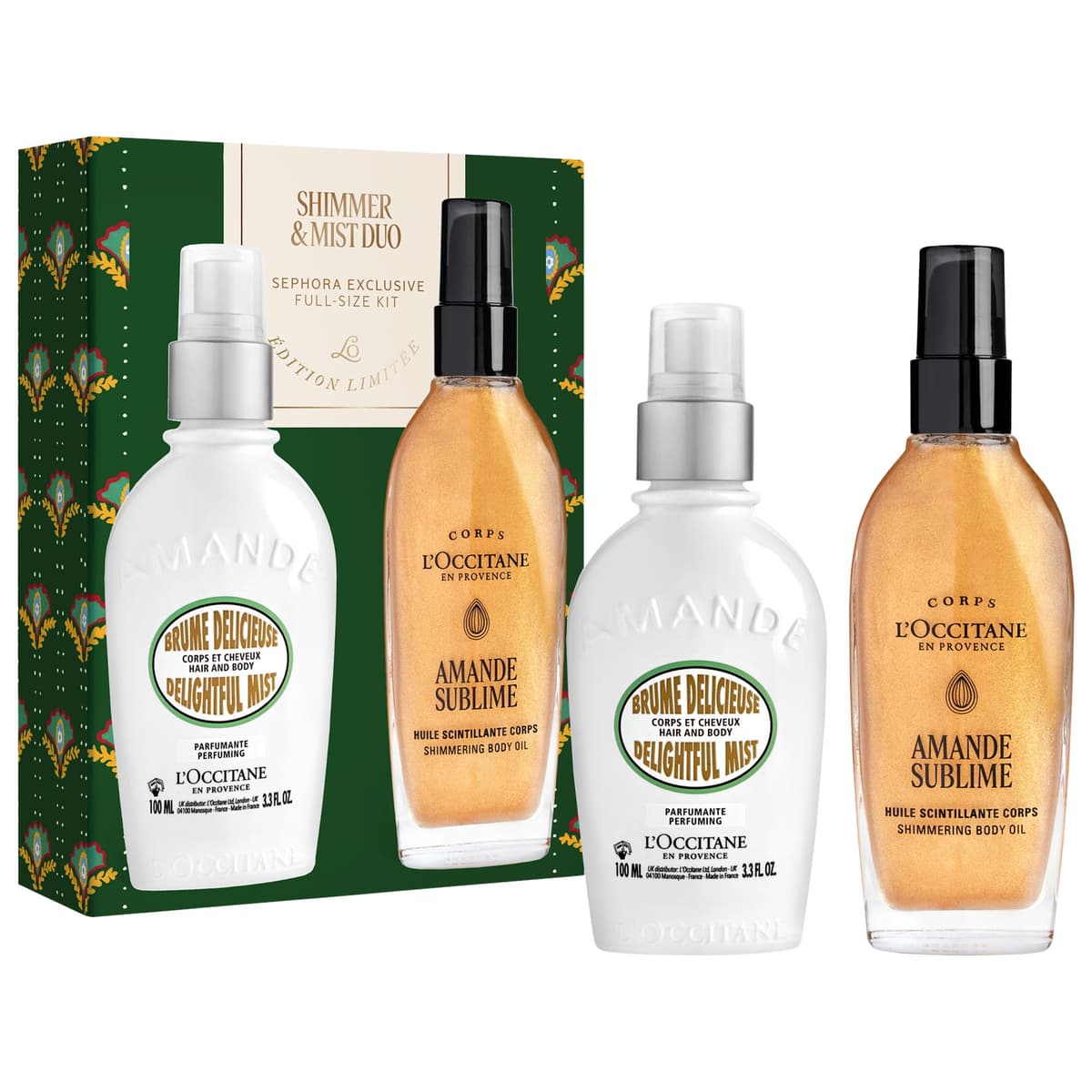 Almond Shimmer & Mist Gift Set Duo