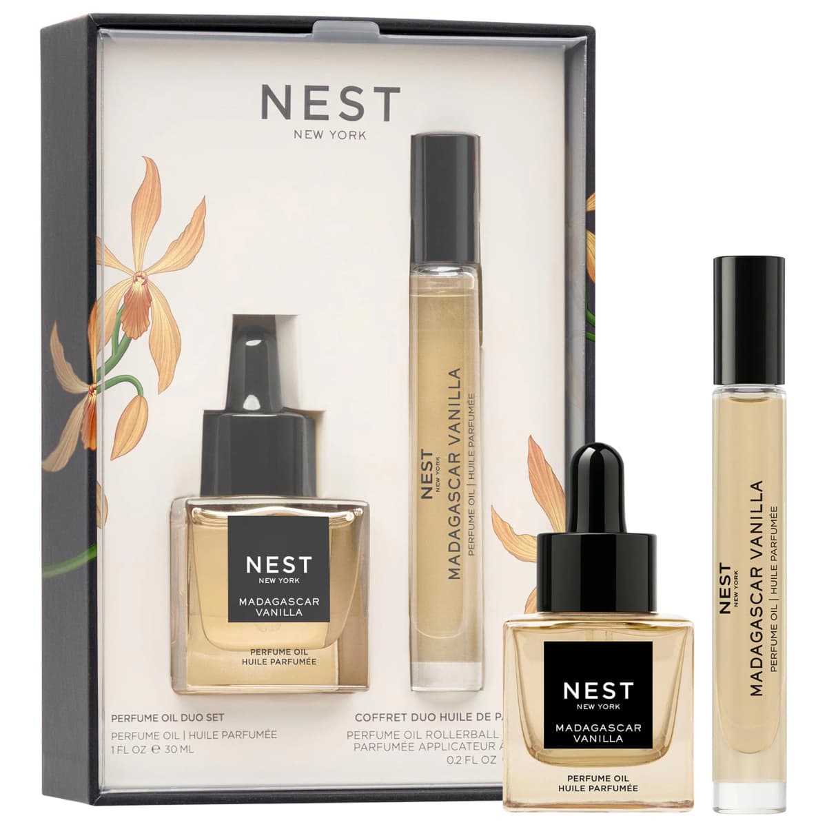 Madagascar Vanilla Perfume Oil Gift Set