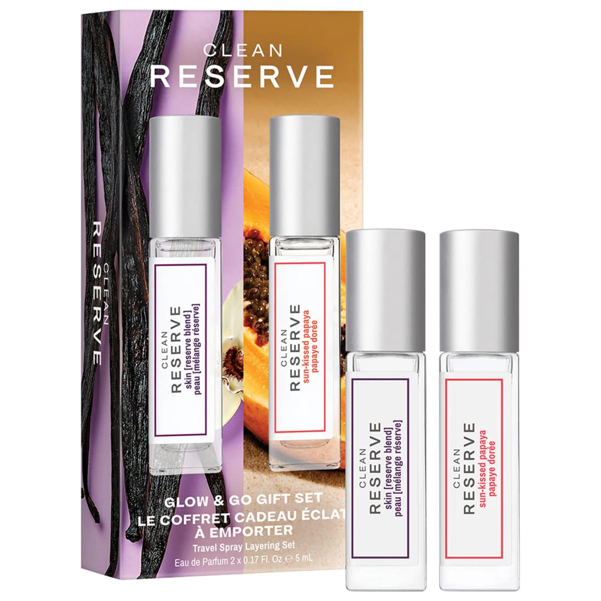 Go & Glow Skin and Sun-Kissed Papaya Perfume Gift Set
