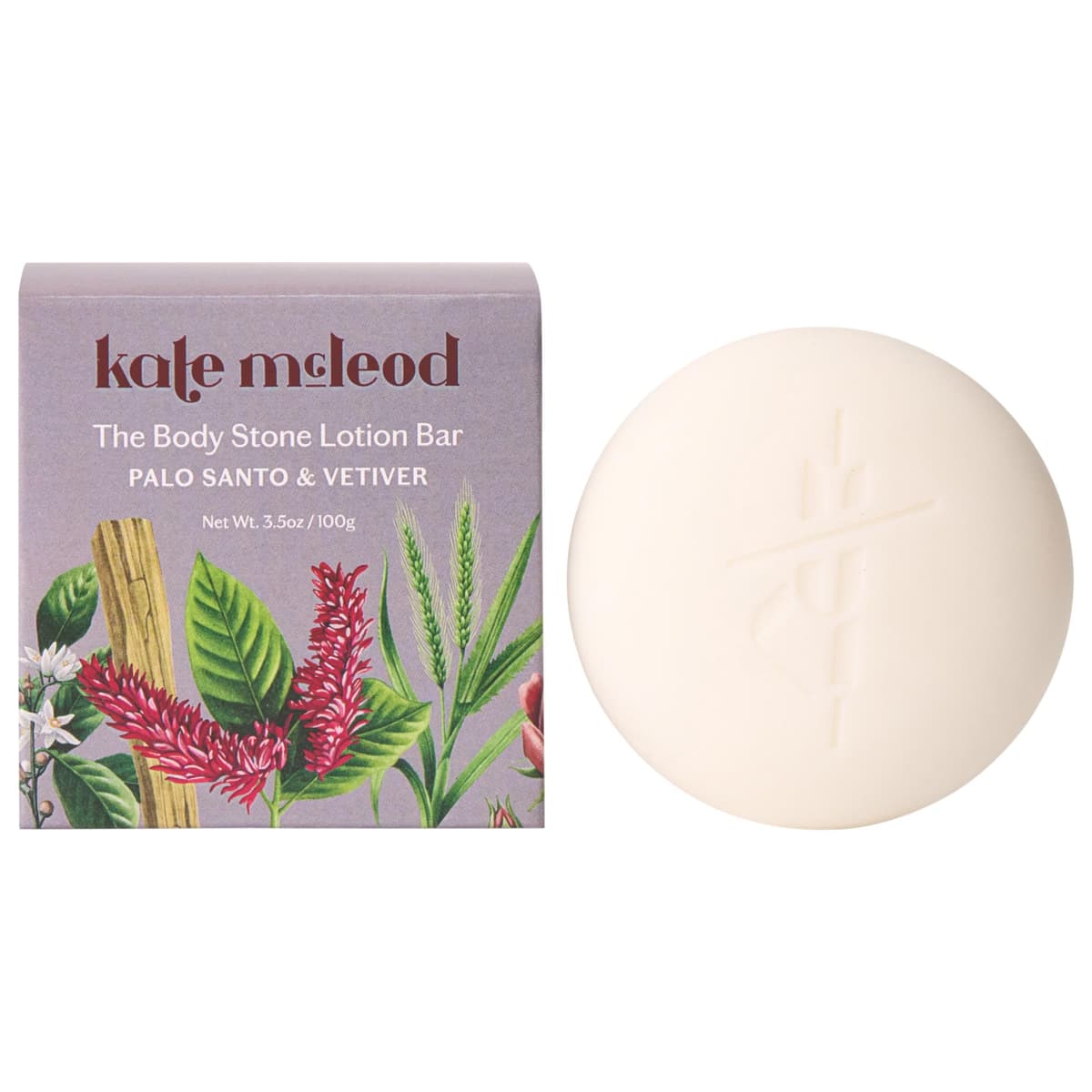 Body Stone with Palo Santo & Vetiver - Nourishing Cocoa Butter Lotion Bar