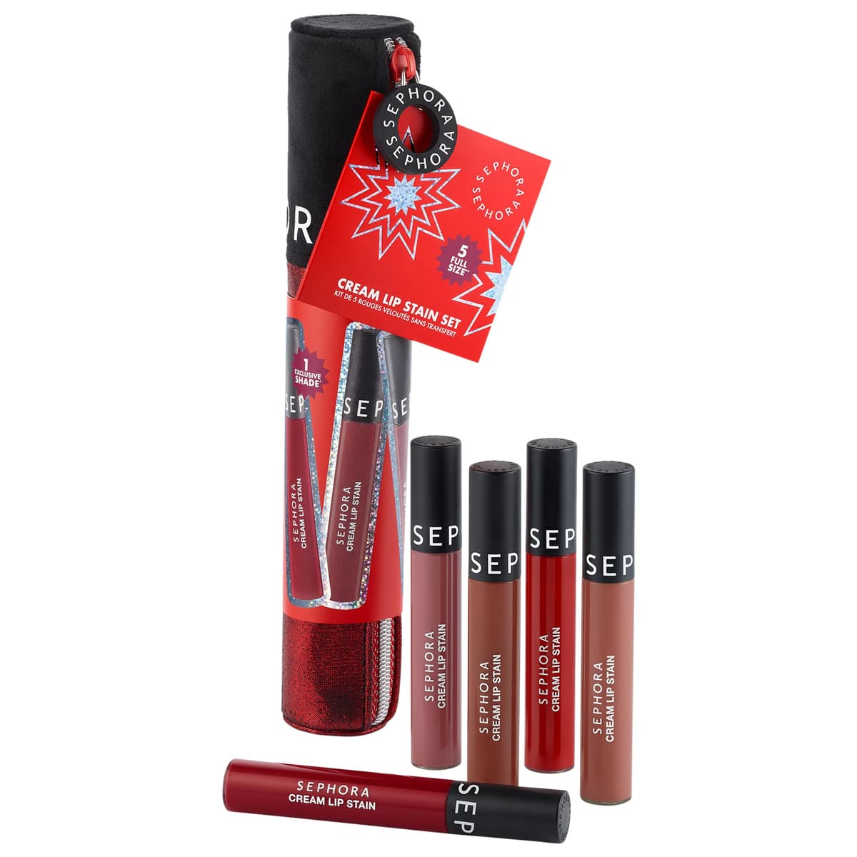 Cream Lip Stain 10HR Liquid Lipstick 5pc Set